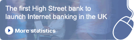 Ad: Vital Statistics: The first High Street bank to launch Internet banking in the UK